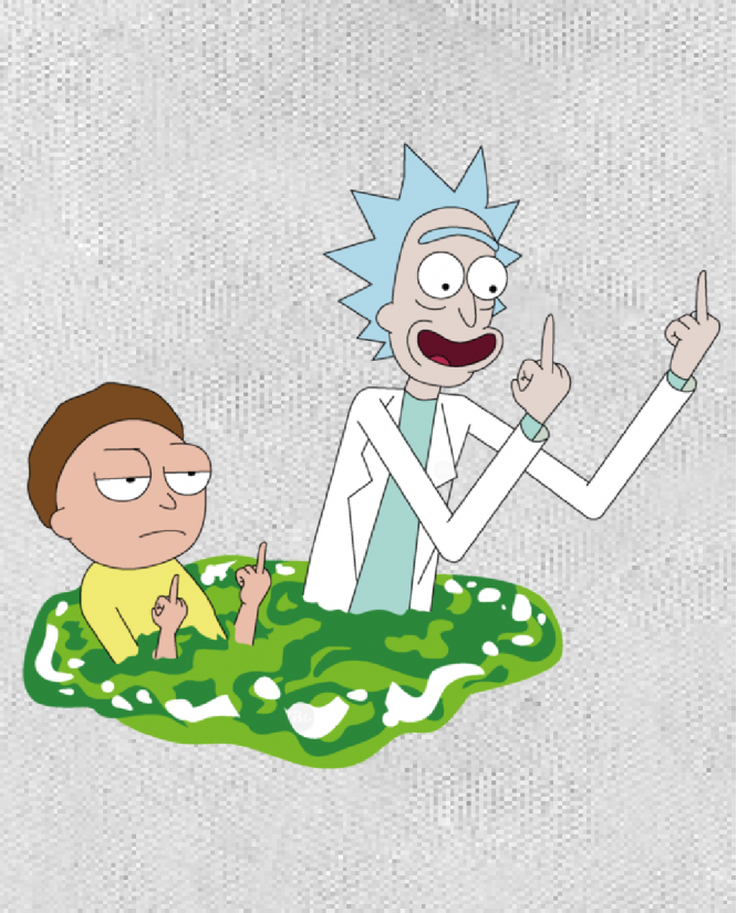 Kepurė finger Rick and Morty 